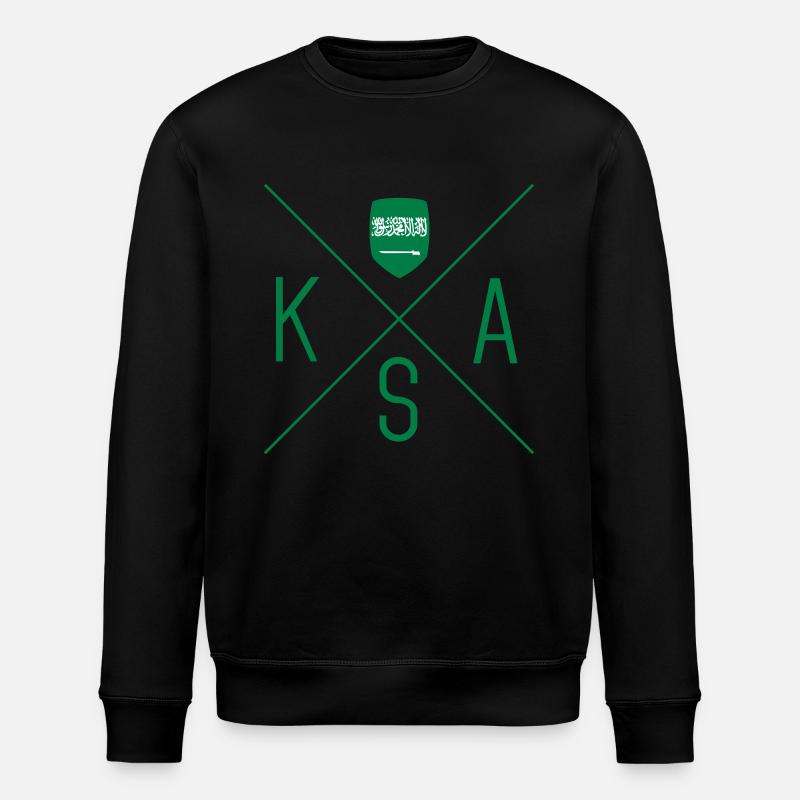 Motif Arabie saoudite - Sweat bio ROLLER Stanley/Stella Unisexe - noir
