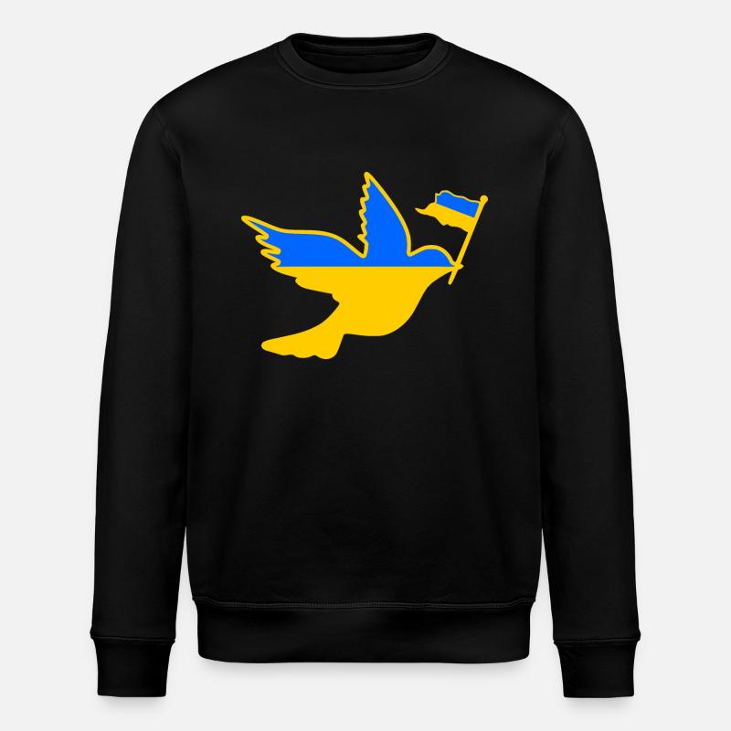 Ukraine - Stanley/Stella Unisex Bio-Sweatshirt ROLLER - Schwarz