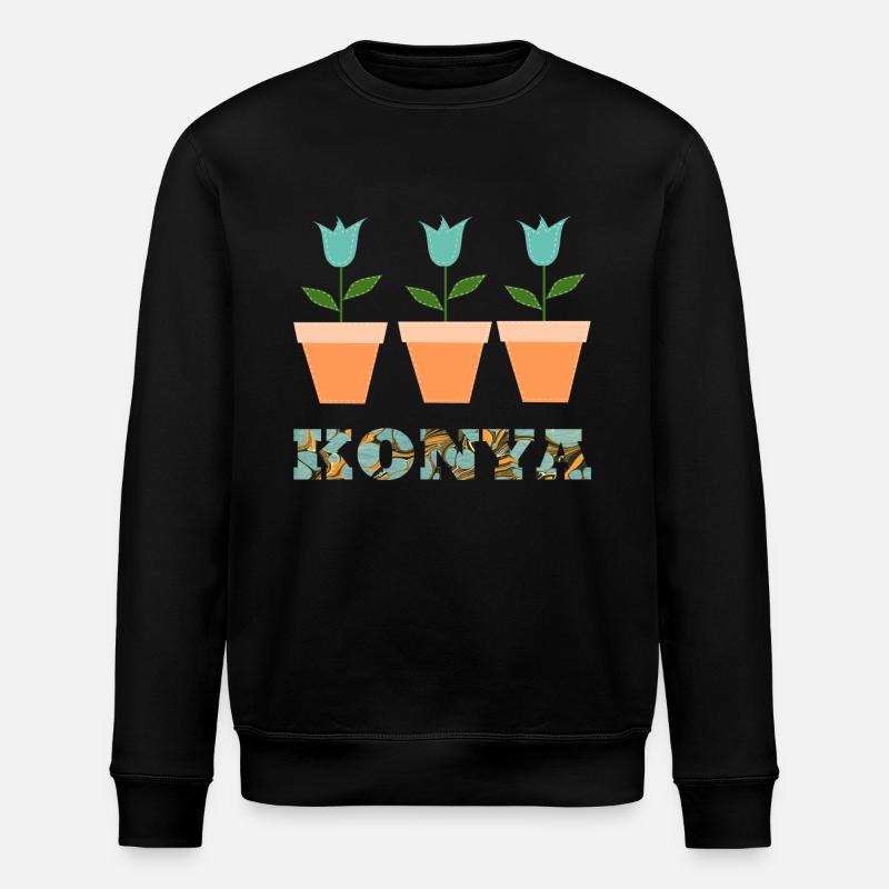 Konya E 204 - Stanley/Stella ROLLER Unisex Organic Sweatshirt - black