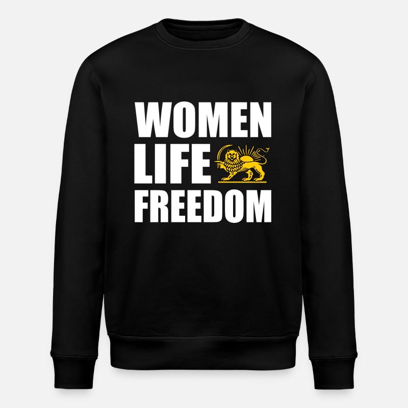Women life freedom - Sweat bio ROLLER Stanley/Stella Unisexe - noir