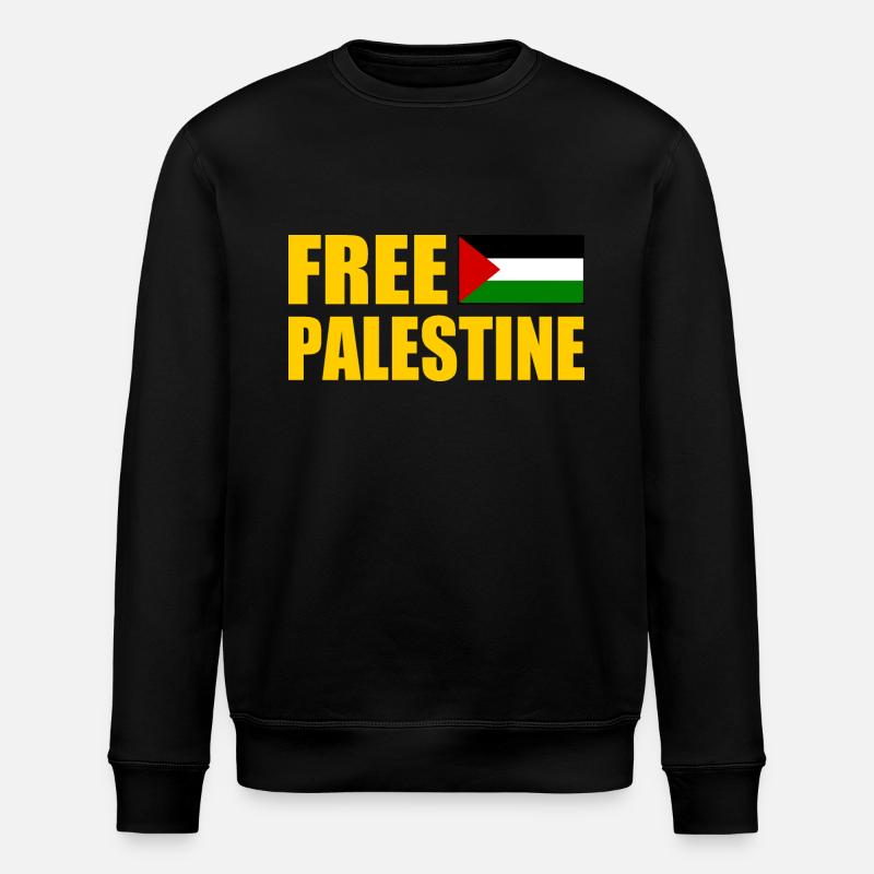 Free palestine - Stanley/Stella Unisex Bio-Sweatshirt ROLLER - Schwarz