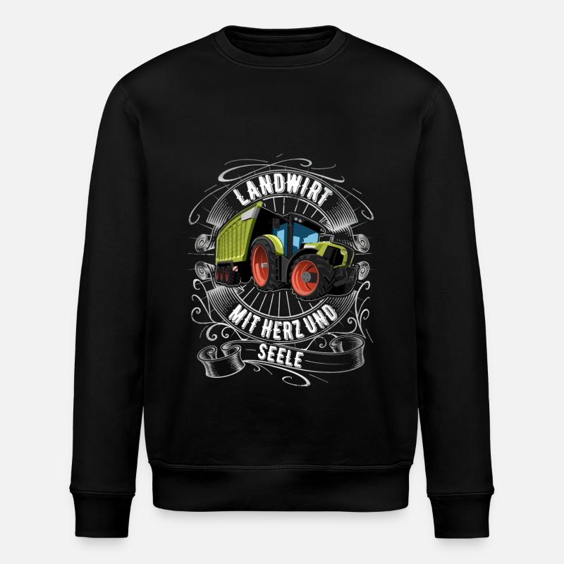Landwirt - Stanley/Stella Unisex Bio-Sweatshirt ROLLER - Schwarz
