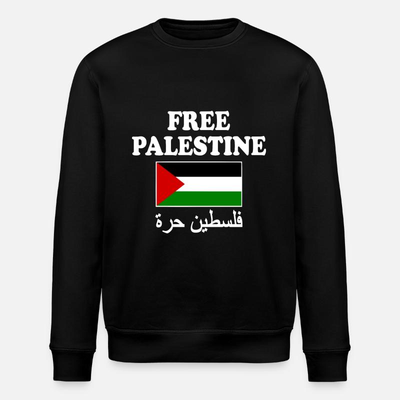Free palestine - Sweat bio ROLLER Stanley/Stella Unisexe - noir