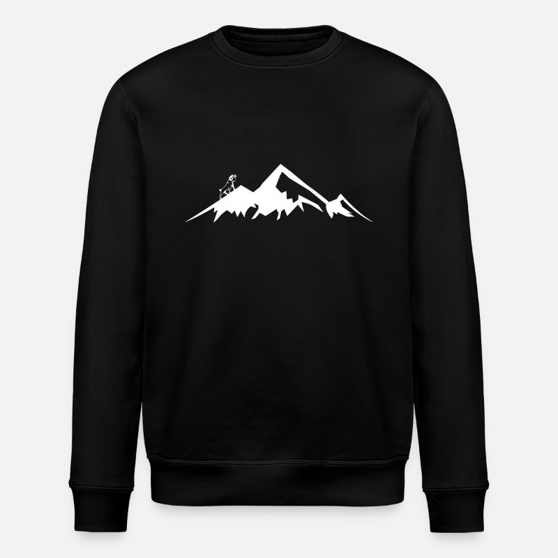 Bergziege - Stanley/Stella Unisex Bio-Sweatshirt ROLLER - Schwarz
