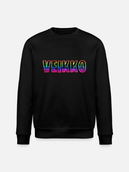 veikko rs regenbogen - Stanley/Stella Unisex Bio-Sweatshirt ROLLER - Schwarz
