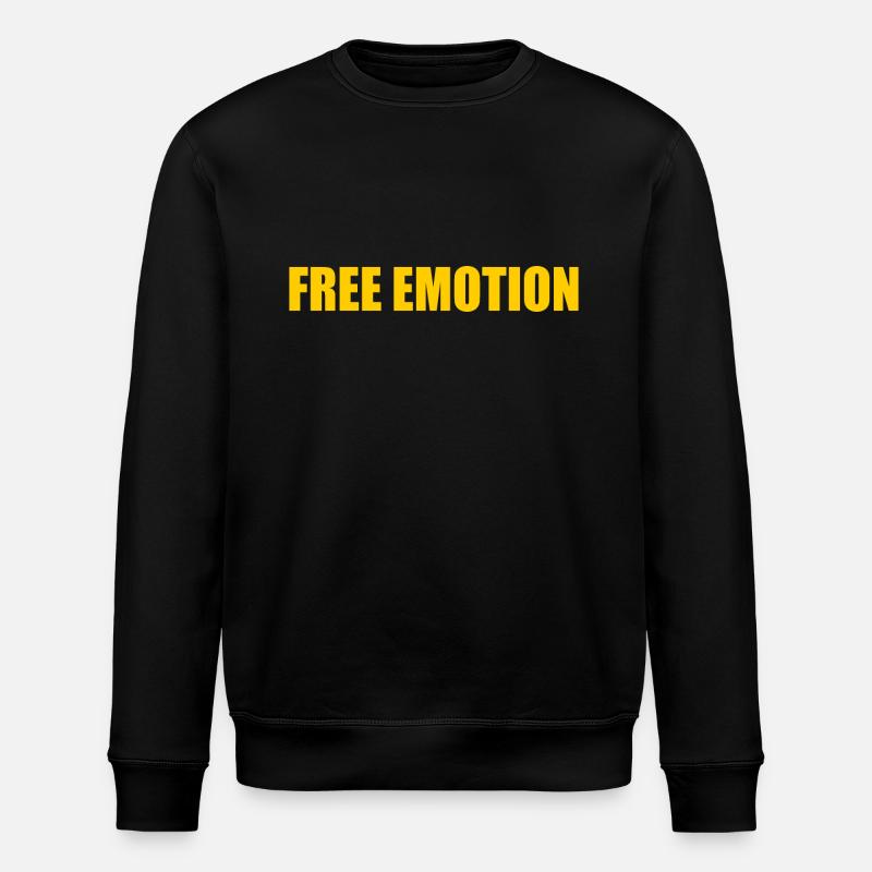 Free emotion - Stanley/Stella Unisex Bio-Sweatshirt ROLLER - Schwarz