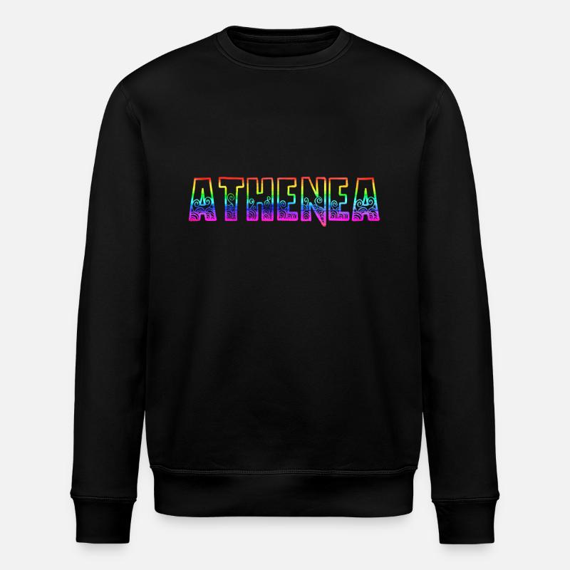 athenea rs regenbogen - Stanley/Stella Unisex Bio-Sweatshirt ROLLER - Schwarz
