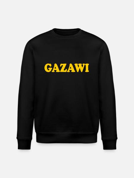 Gazawi gaza - Stanley/Stella ROLLER Unisex Organic Sweatshirt - black