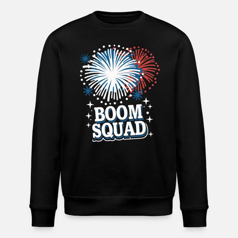 Pyrotechnics Fireworks Pyrotechnics - Stanley/Stella ROLLER Unisex Organic Sweatshirt - black