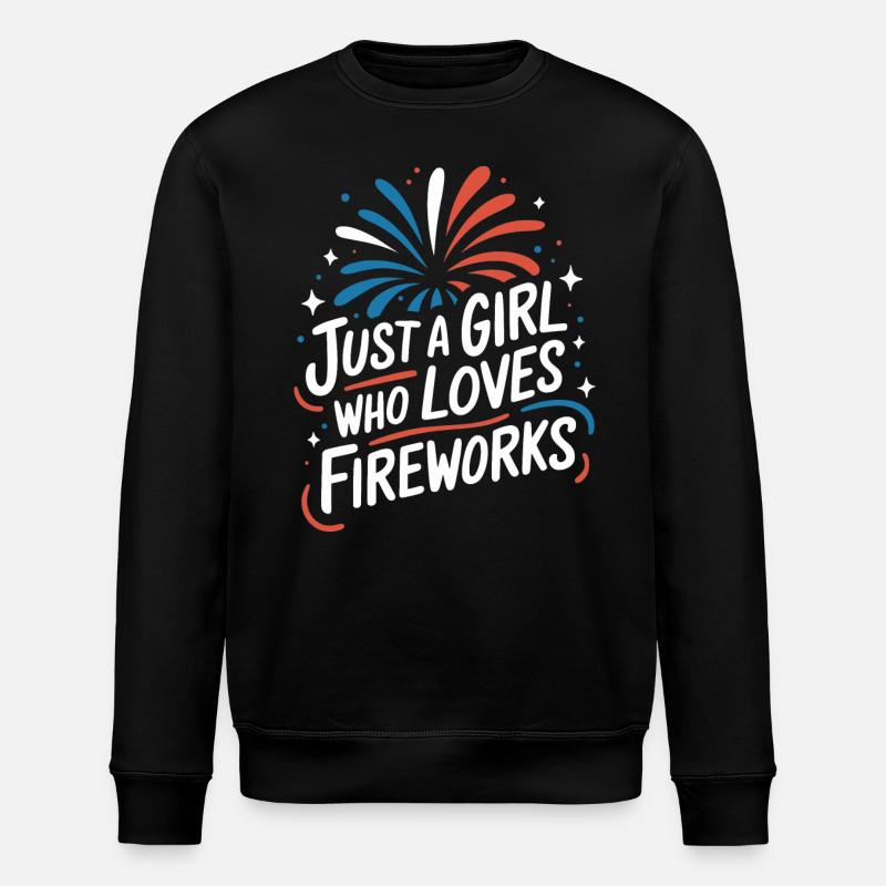 Pyrotechnics Fireworks Pyrotechnics - Stanley/Stella ROLLER Unisex Organic Sweatshirt - black
