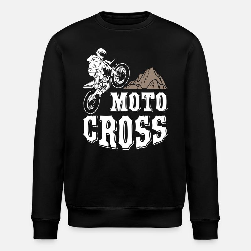 Motocross - Sweat bio ROLLER Stanley/Stella Unisexe - noir