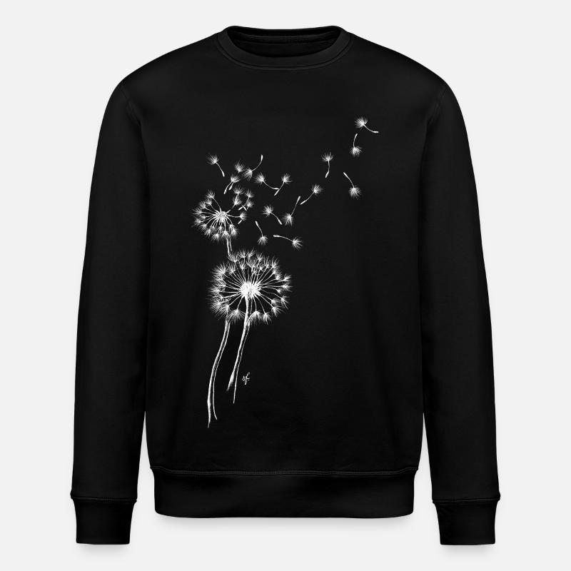 Pusteblumen - Stanley/Stella Unisex Bio-Sweatshirt ROLLER - Schwarz