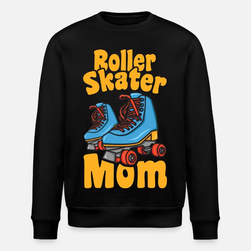 Rollschuh Mama - Stanley/Stella Unisex Bio-Sweatshirt ROLLER - Schwarz