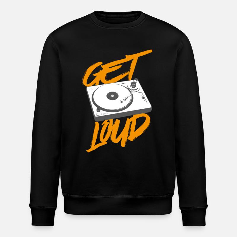 Get Loud - Stanley/Stella ROLLER Unisex Organic Sweatshirt - black