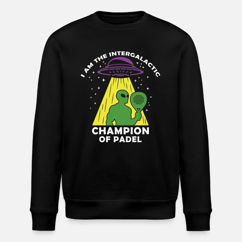 The Star Kick - Stanley/Stella ROLLER Unisex Organic Sweatshirt - black