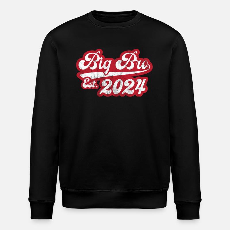 Big Bro Est 2024 - Sweat bio ROLLER Stanley/Stella Unisexe - noir