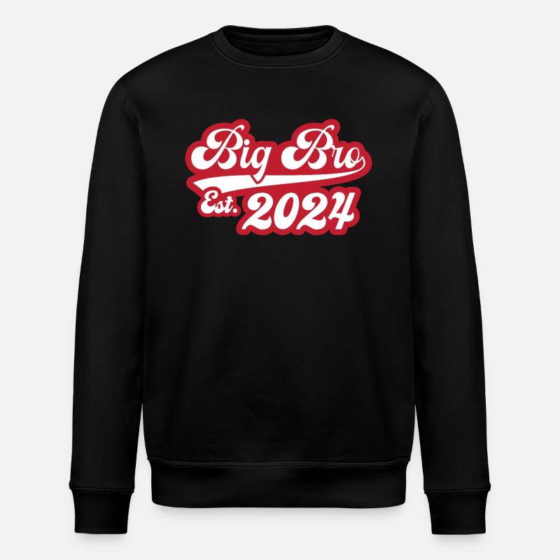 Großer Bro Est 2024 - Stanley/Stella Unisex Bio-Sweatshirt ROLLER - Schwarz