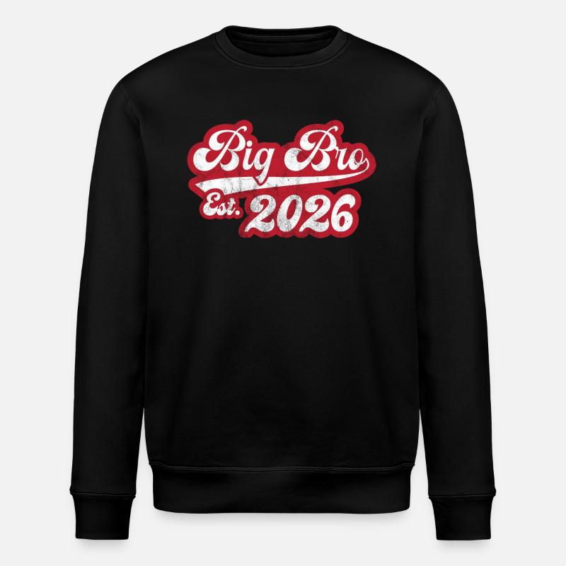 Großer Bro Est 2026 - Stanley/Stella Unisex Bio-Sweatshirt ROLLER - Schwarz