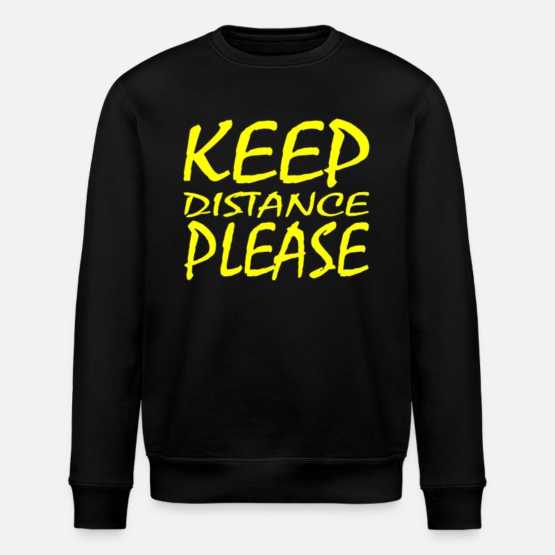 distanciation sociale - Sweat bio ROLLER Stanley/Stella Unisexe - noir