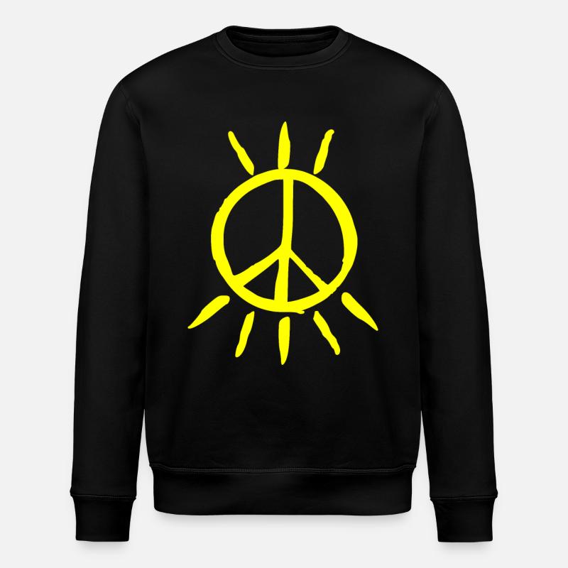 Peace - Stanley/Stella Unisex Bio-Sweatshirt ROLLER - Schwarz