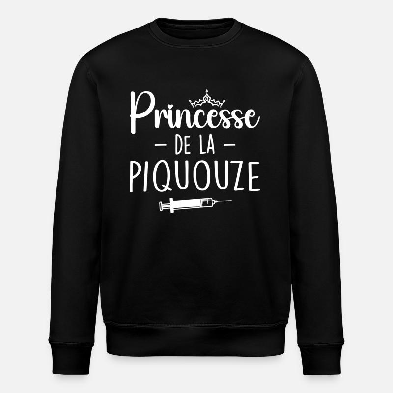 Princesse De La Piquouze - Sweat bio ROLLER Stanley/Stella Unisexe - noir