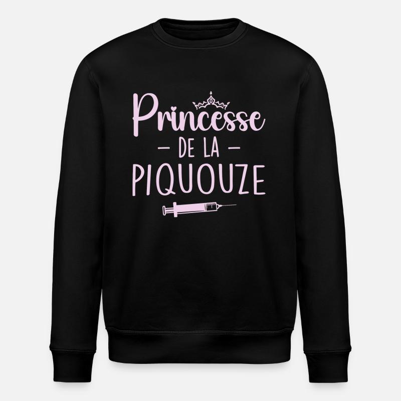 Princesse De La Piquouze - Sweat bio ROLLER Stanley/Stella Unisexe - noir