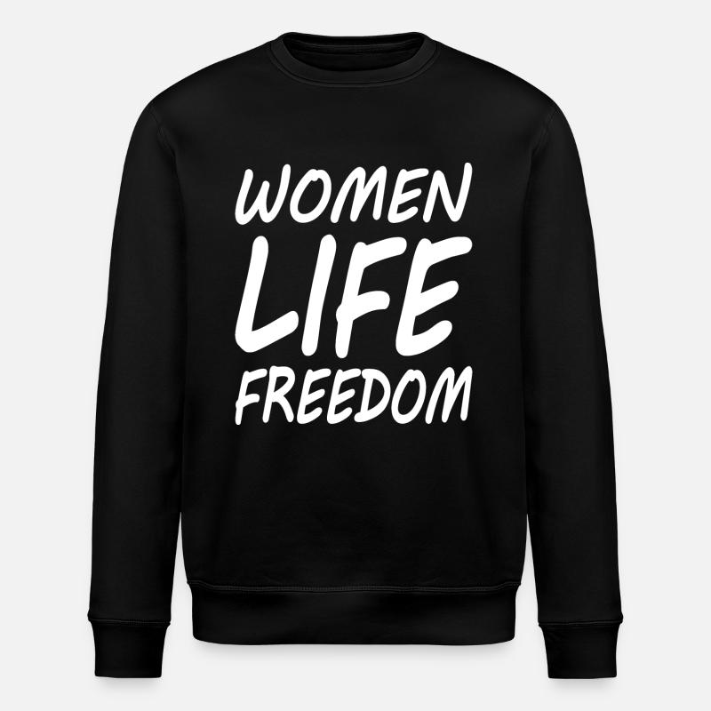 Women life freedom - Sweat bio ROLLER Stanley/Stella Unisexe - noir