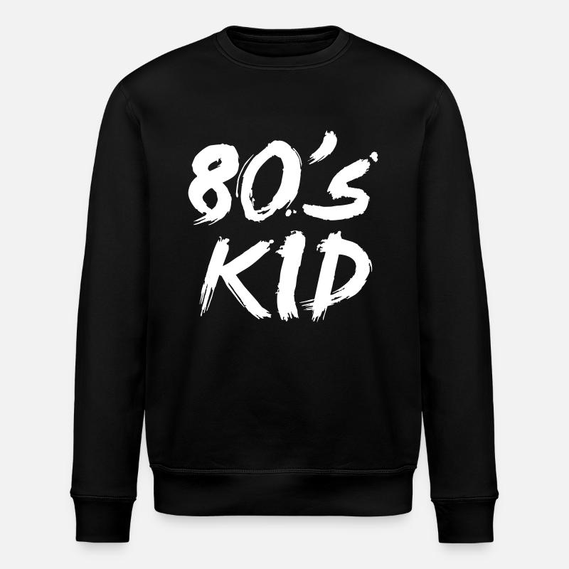 80s kid - Stanley/Stella Unisex Bio-Sweatshirt ROLLER - Schwarz