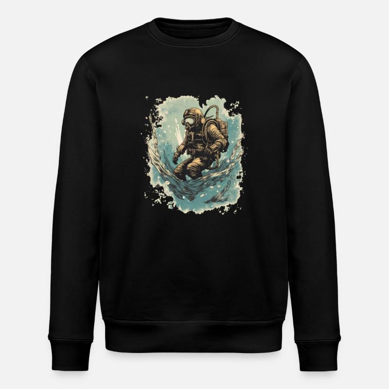Taucher - Stanley/Stella Unisex Bio-Sweatshirt ROLLER - Schwarz