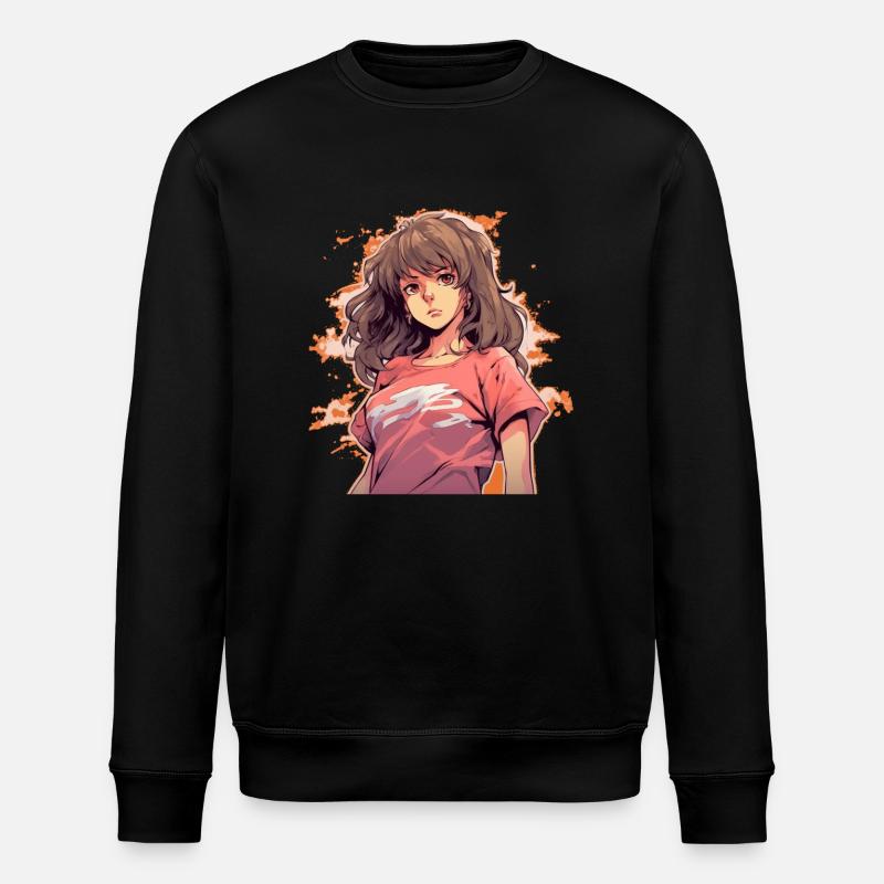 Fille d’anime - Sweat bio ROLLER Stanley/Stella Unisexe - noir