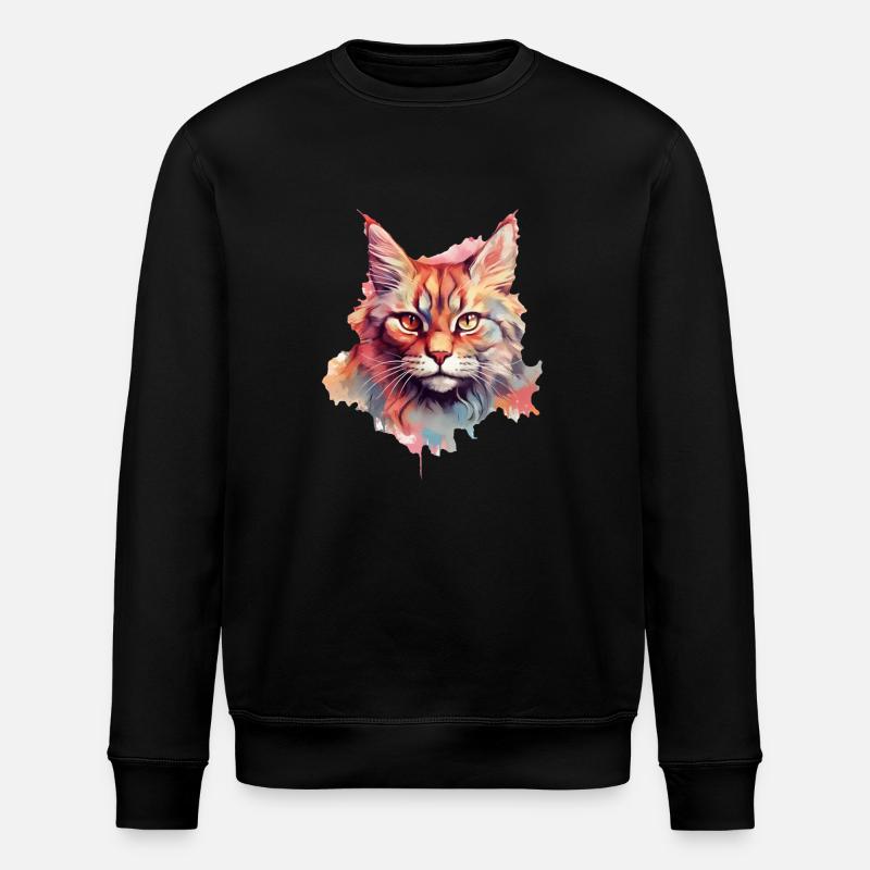 Chat - Sweat bio ROLLER Stanley/Stella Unisexe - noir