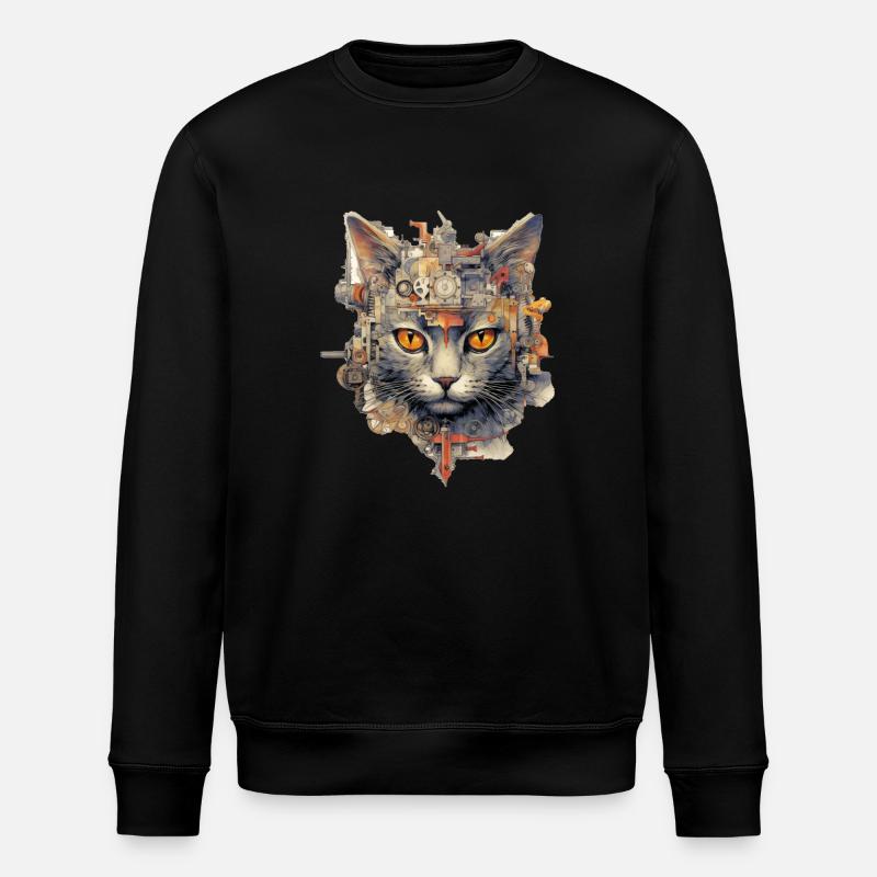 Chat - Sweat bio ROLLER Stanley/Stella Unisexe - noir