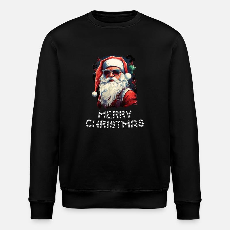 Père Noël - Marry Christmas - Sweat bio ROLLER Stanley/Stella Unisexe - noir