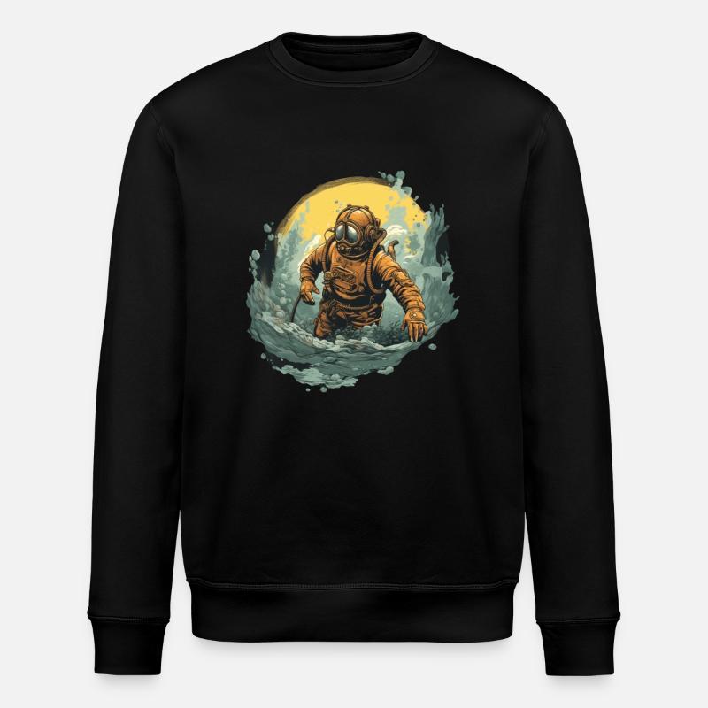 Taucher - Stanley/Stella Unisex Bio-Sweatshirt ROLLER - Schwarz