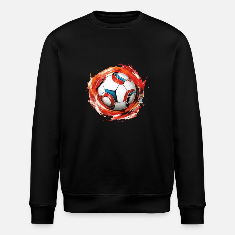 Fußball Ball - Stanley/Stella Unisex Bio-Sweatshirt ROLLER - Schwarz