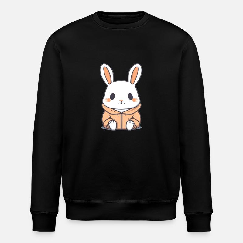Lapin - Style Kawaii - Sweat bio ROLLER Stanley/Stella Unisexe - noir
