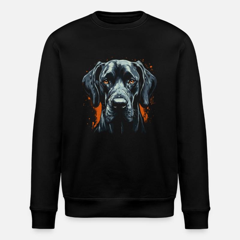 Great Dane - Stanley/Stella ROLLER Unisex Organic Sweatshirt - black
