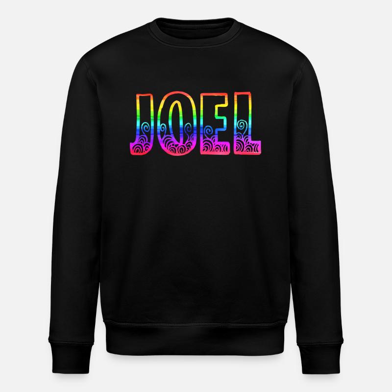joel rs arc-en-ciel - Sweat bio ROLLER Stanley/Stella Unisexe - noir