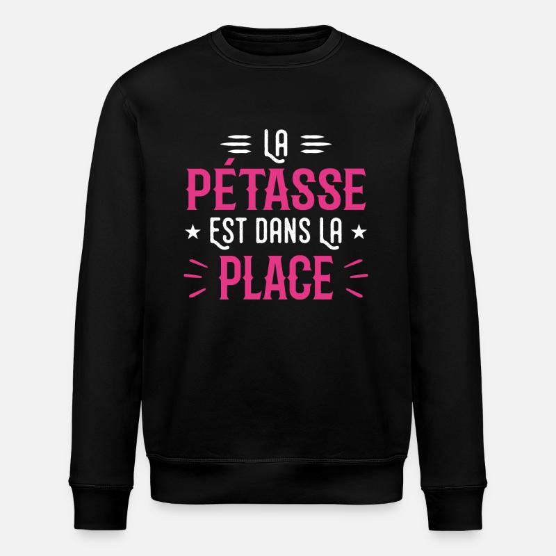 Das ist im Ort - Stanley/Stella Unisex Bio-Sweatshirt ROLLER - Schwarz