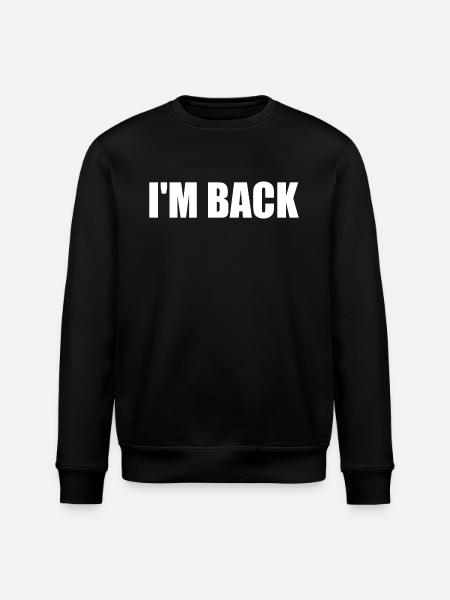 Im back - Sweat bio ROLLER Stanley/Stella Unisexe - noir