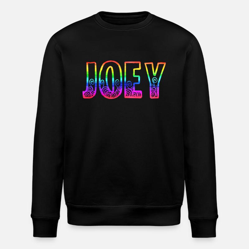 joey rs regenbogen - Stanley/Stella Unisex Bio-Sweatshirt ROLLER - Schwarz