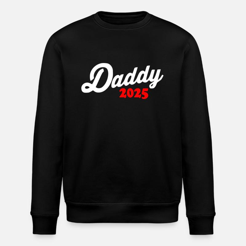 Daddy 2025 - dad 2025 - Stanley/Stella ROLLER Unisex Organic Sweatshirt - black