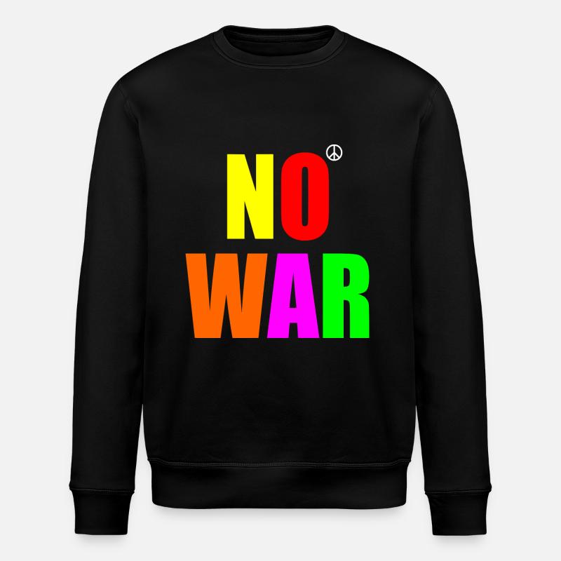 No war - Stanley/Stella Unisex Bio-Sweatshirt ROLLER - Schwarz