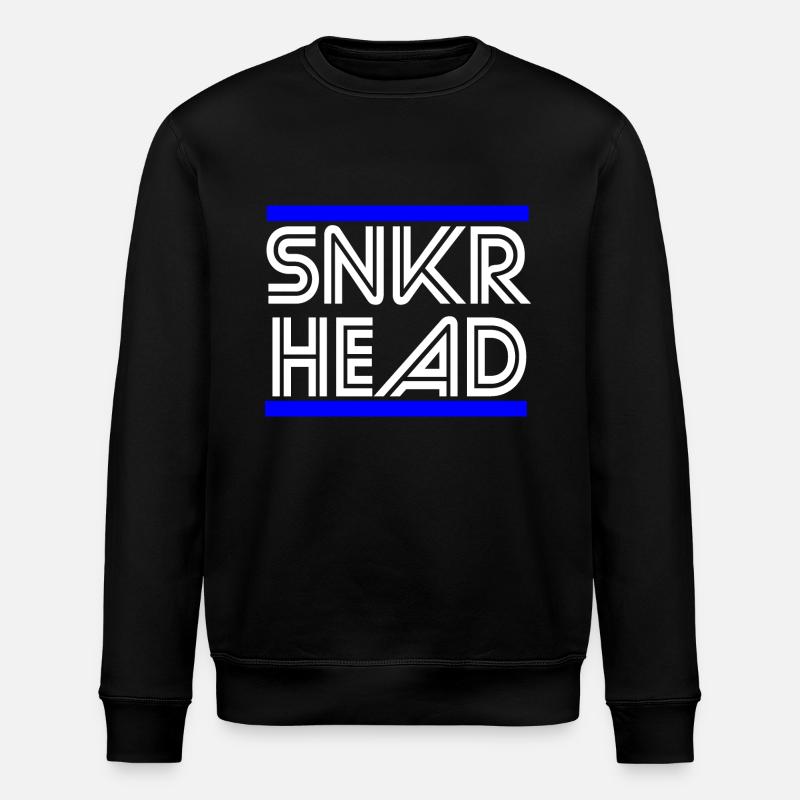 SNKR Head - Stanley/Stella ROLLER Unisex Organic Sweatshirt - black