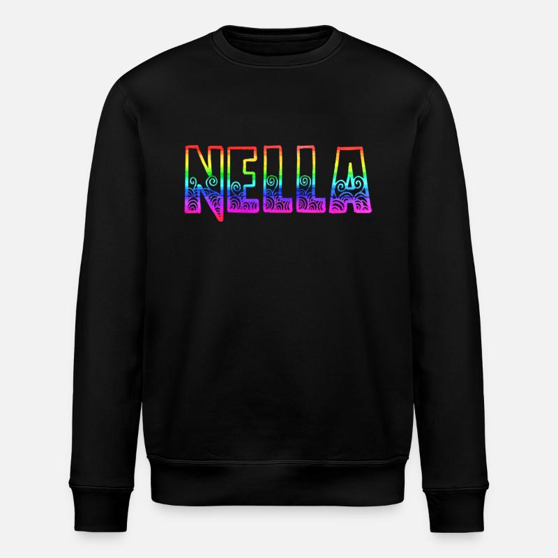 nella rs rainbow - Stanley/Stella ROLLER Unisex Organic Sweatshirt - black