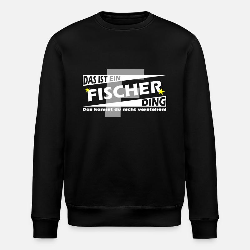 Fischer Ding - Stanley/Stella Unisex Bio-Sweatshirt ROLLER - Schwarz