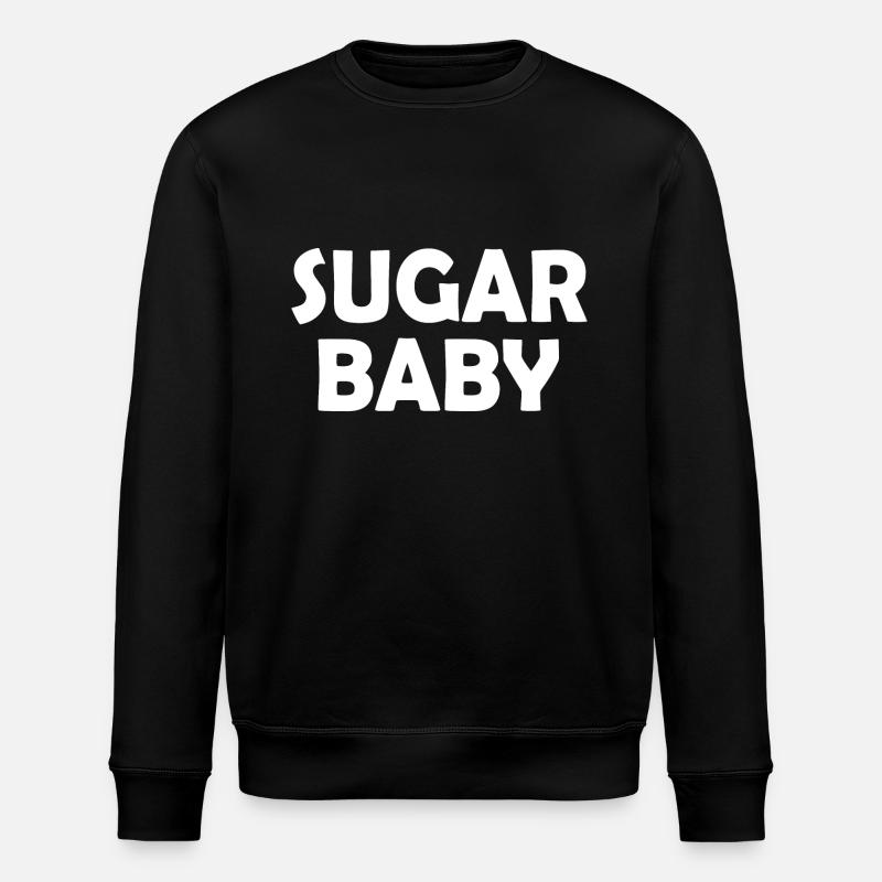 Sugar baby - Sweat bio ROLLER Stanley/Stella Unisexe - noir