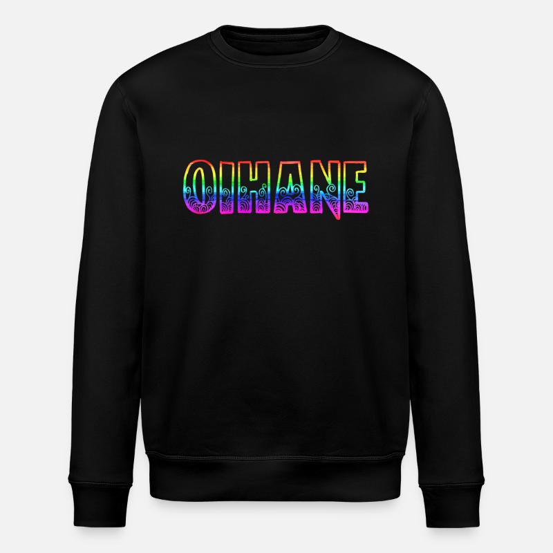 Oihane RS Rainbow - Stanley/Stella ROLLER Unisex Organic Sweatshirt - black