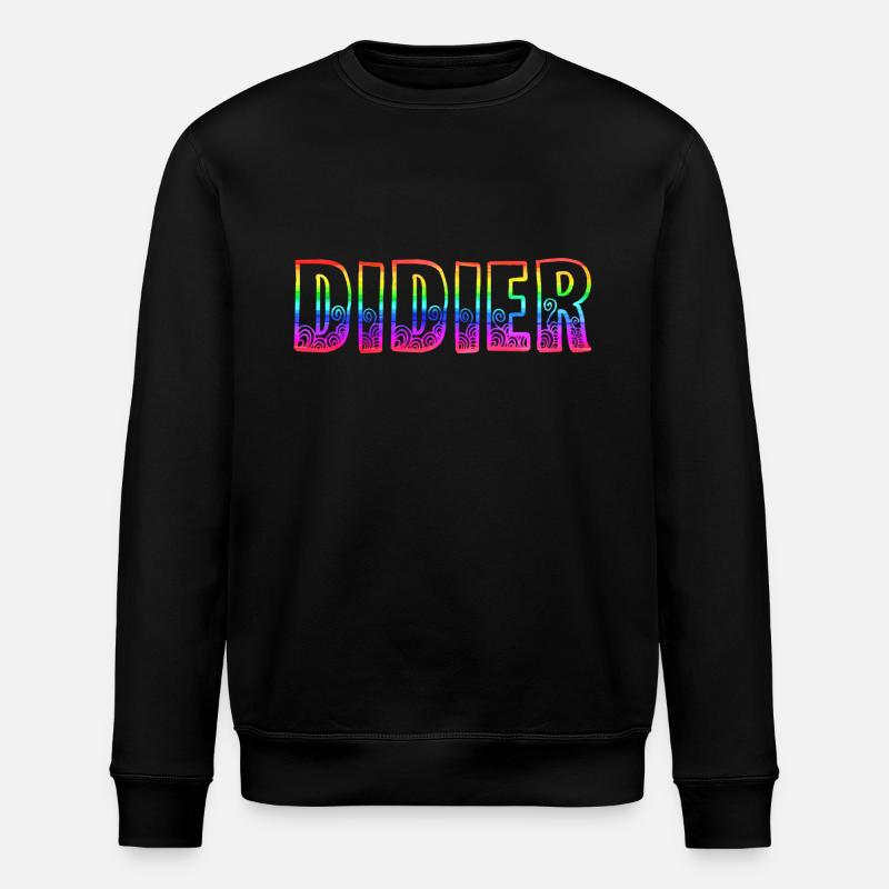 didier rs regenbogen - Stanley/Stella Unisex Bio-Sweatshirt ROLLER - Schwarz