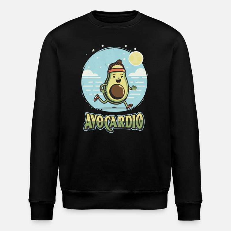 AVOCARDIO - Stanley/Stella Unisex Bio-Sweatshirt ROLLER - Schwarz